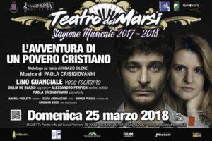 L'avventura di un povero cristiano con Lino Guanciale-Teatro dei Marsi